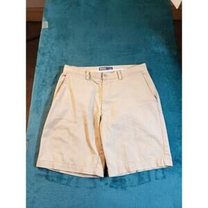 Ralph Lauren Men's Flat Front Shorts - Cream